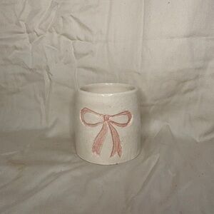 Homemade Coquette Ribbon Cup